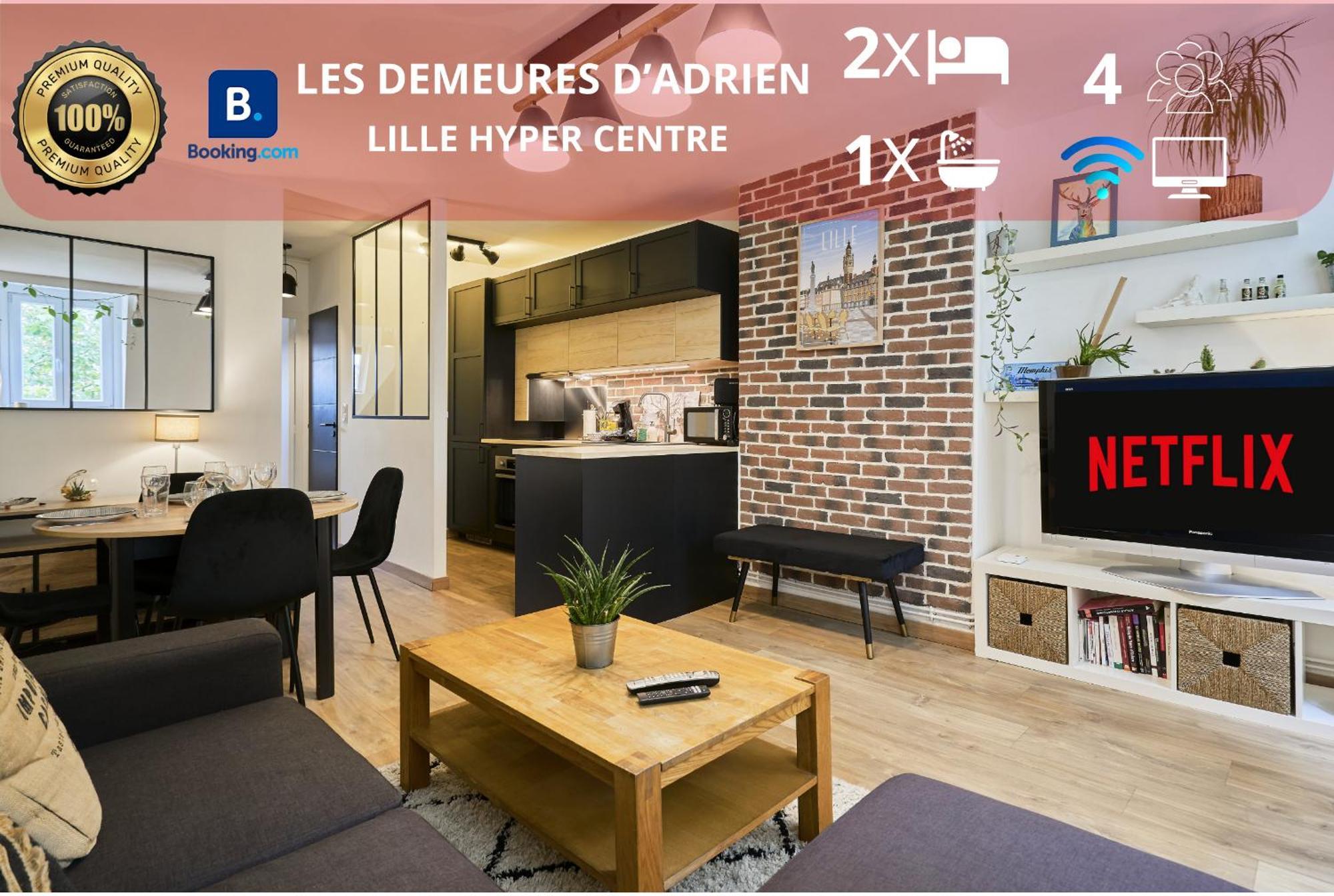 Appartement Beaux Arts - Les Demeures D'Adrien à Lille Extérieur photo